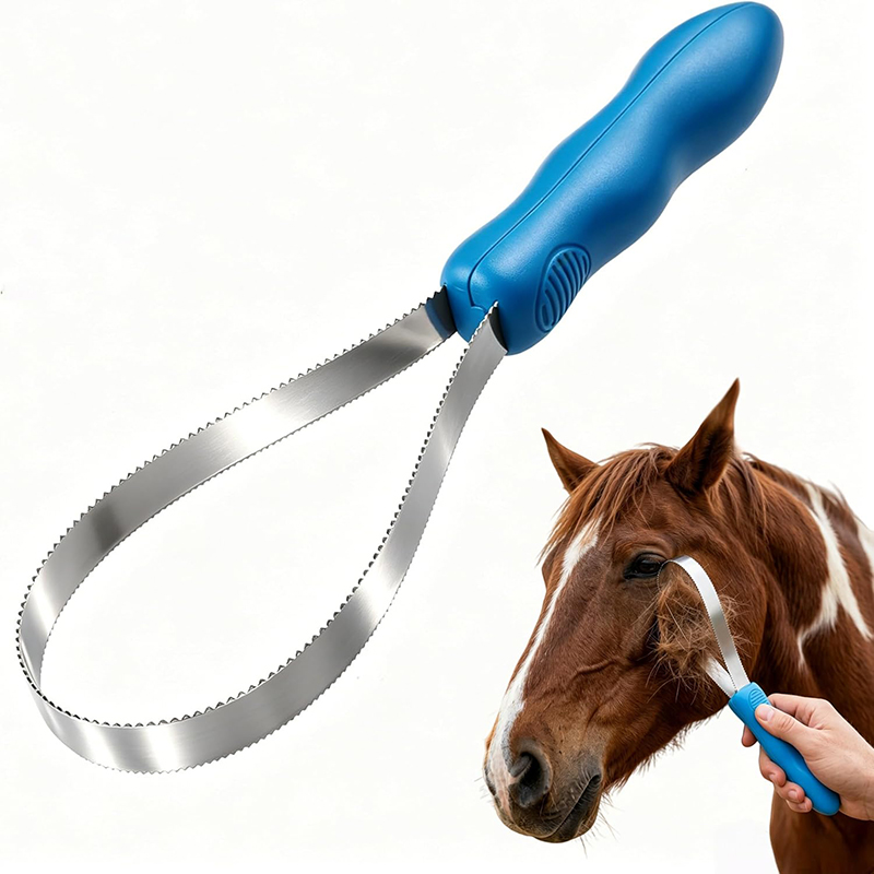 Grooming Kit Horse - Brosse de toilettage réglable en acier