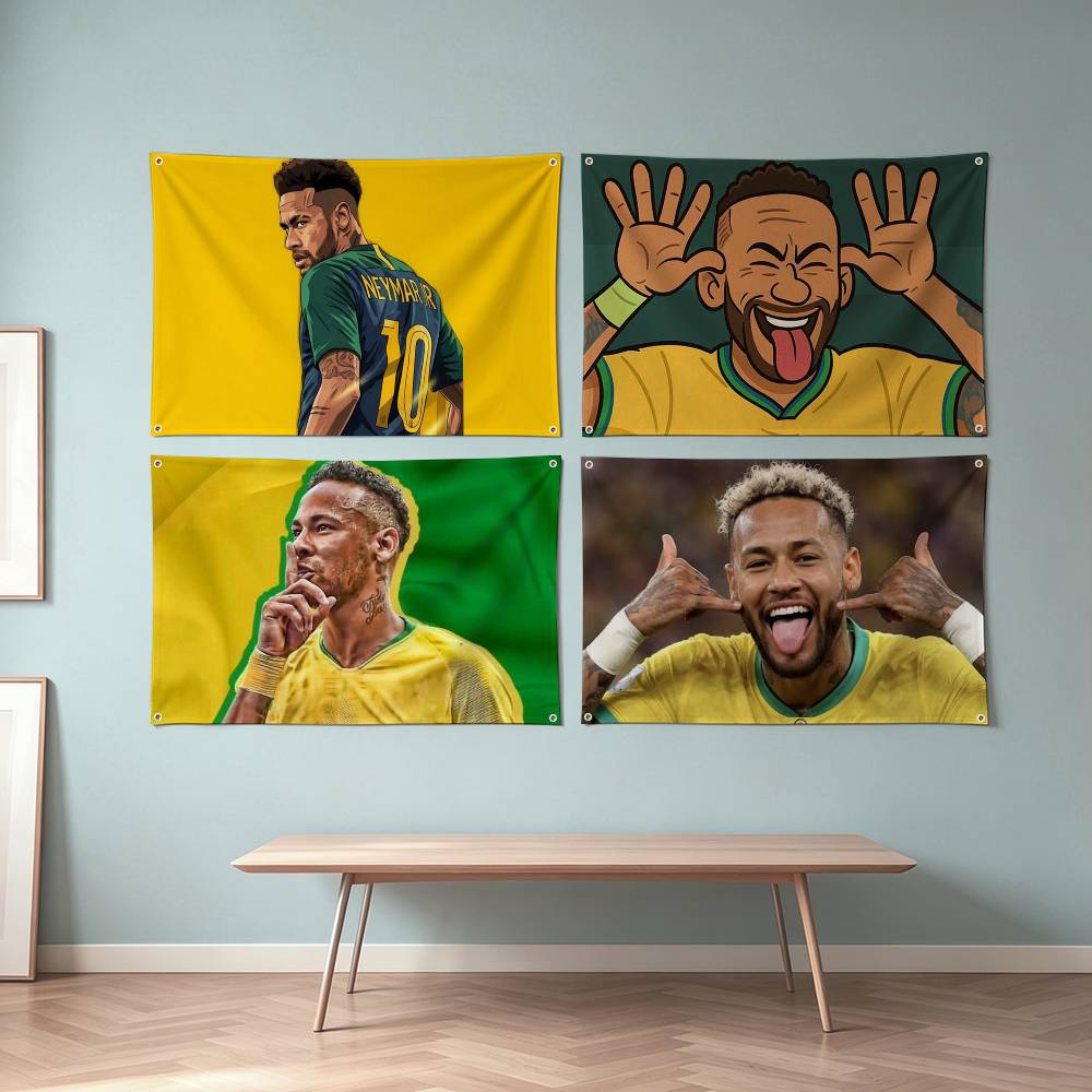 Outdoor Sport Club - Drapeau Neymar-R Football Sport-S Convient pour