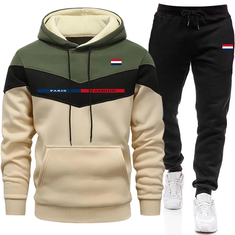 Outdoor Sports Outfit - Ensemble de survêtement décontracté pour homme,
