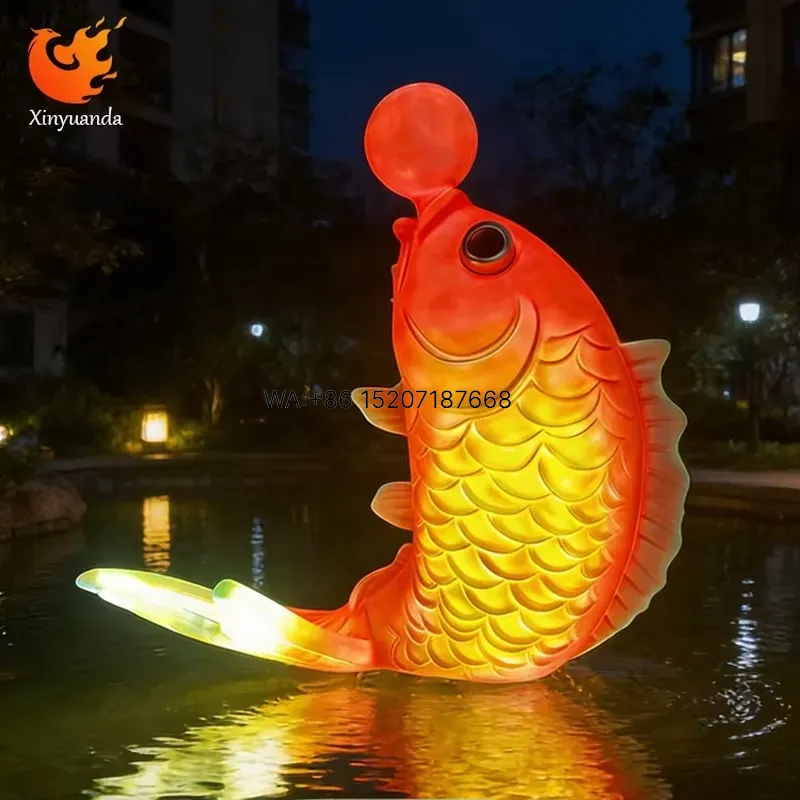 Outdoor Spotlight - Wmwmnu pour Sculpture Lumineuse de Carpe