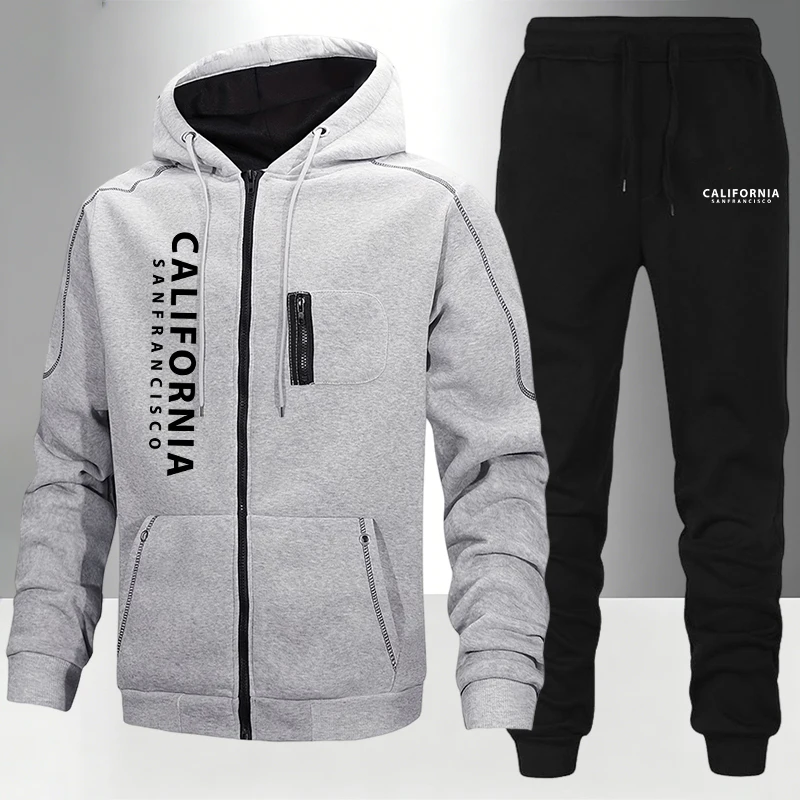 Outdoor Sport Winter Jacket - Ensemble de survêtement pour homme, sweat-shirt