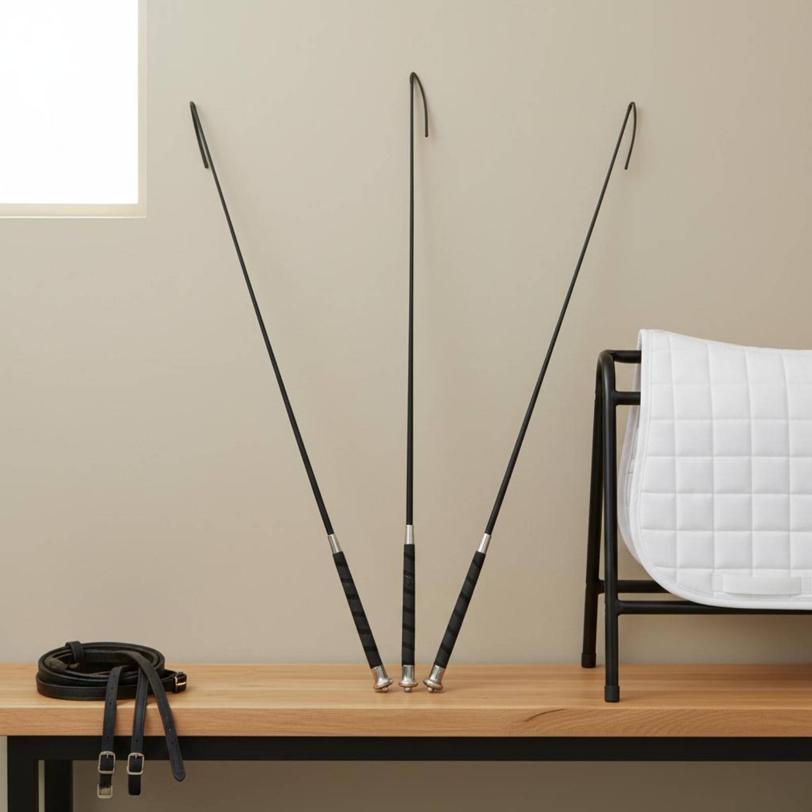 Riding Crop Dressage - Lot de 3 fouets d'entraînement de
