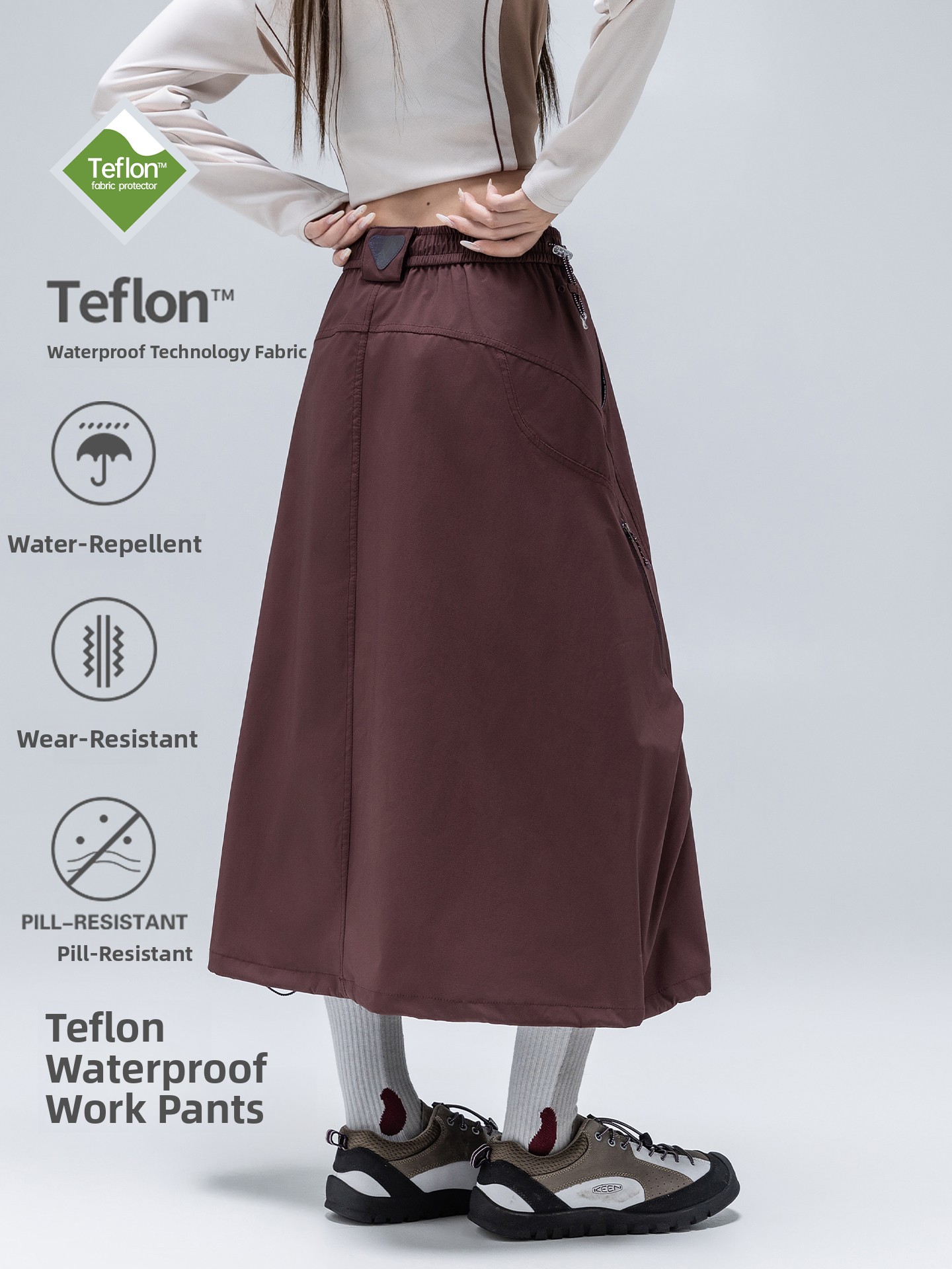 Jupe mi-longue pour femmes, st - Outdoor Sports Umbrella avis et prix