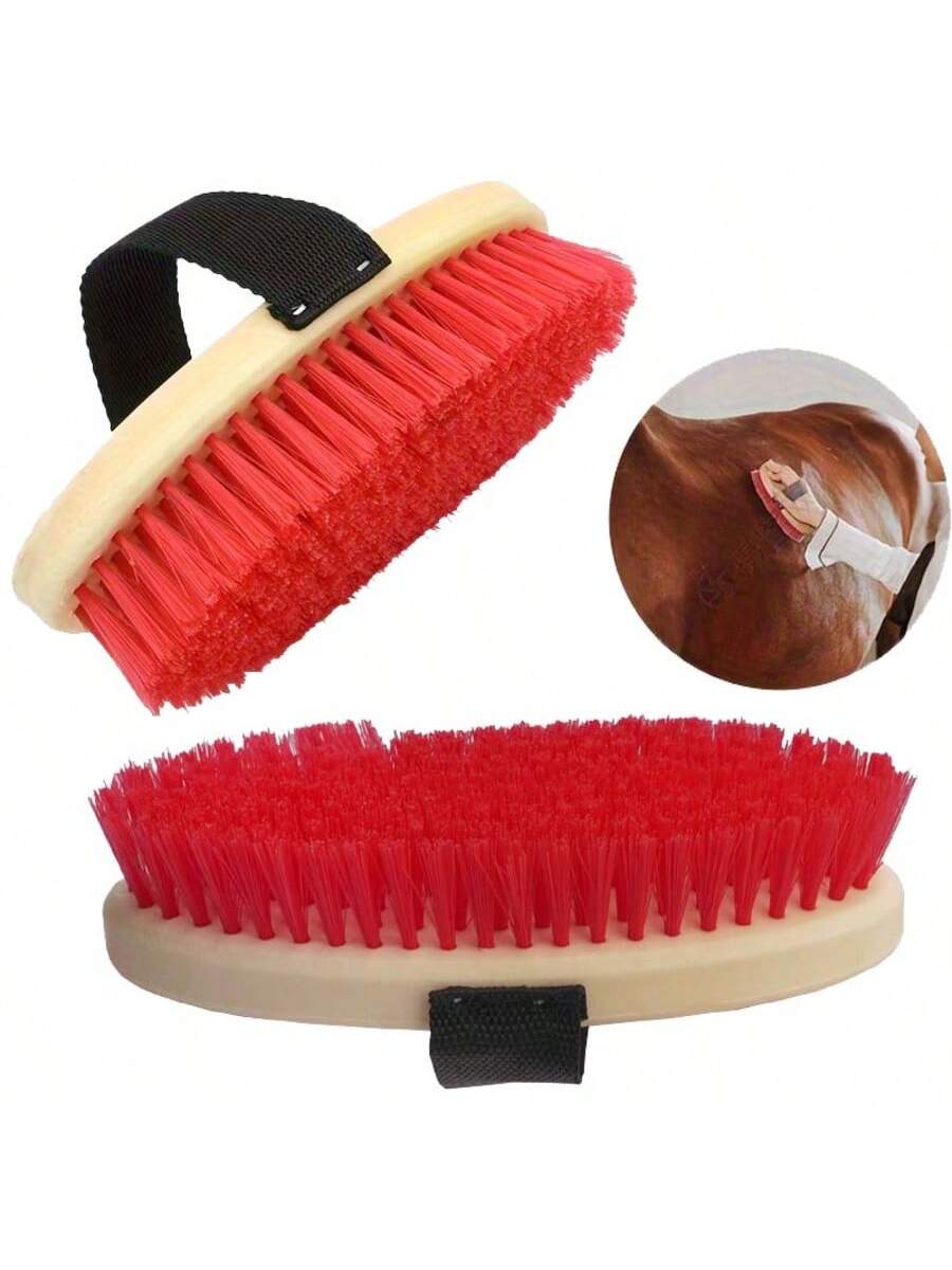 Brosse de toilettage elliptiqu - Grooming Kit Horse avis et prix