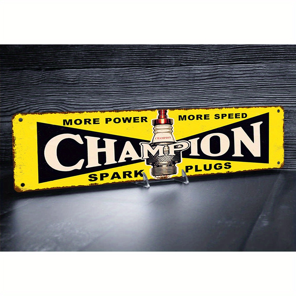 Plaque en métal vintage Champi - Victor Racket Jetspeed avis et prix