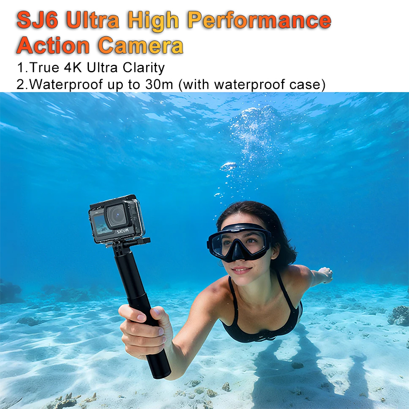 Caméra d'action SJCAM SJ6 Ultr - Outdoor Sport Live avis et prix