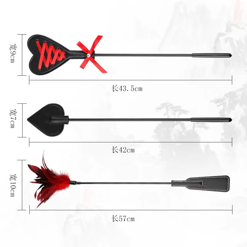 Pagaies en cuir PU à plumes, f - Riding Crop Dressage avis et prix