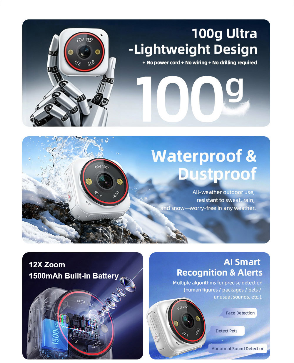 Caméra LS VISION Mini Live 7/2 - Outdoor Sport Live avis et prix